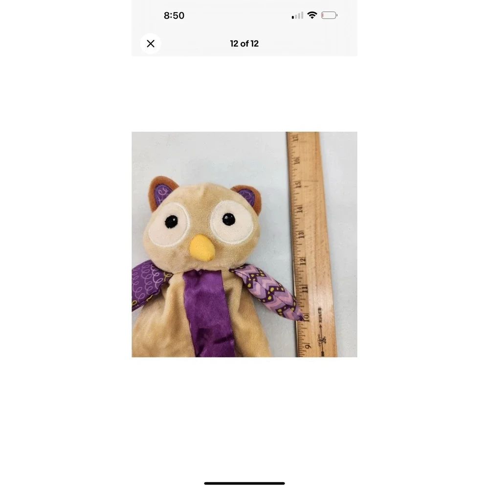 We Believers Owl‎ Jesus Loves Me Baby Lovey Security Blanket Plush